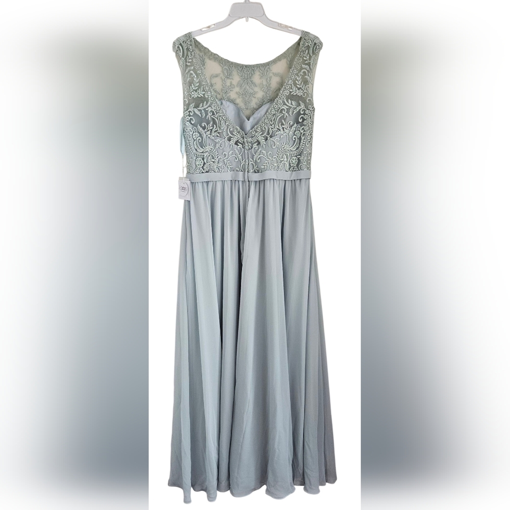 Kennedy Blue Sea Glass Green Bridesmaid Dress Size 18  NWT - Picture 2 of 6